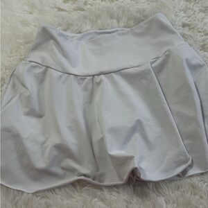 White High-Waisted Skirt
